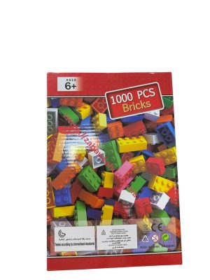 KLOCKI Plastikowe Konstrukcyjne KOLOROWE 1000 szt 1787653