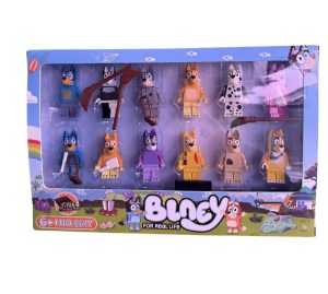 Klocki Klocków Pieski MINI FIGURKI 12 szt BLUE I BINGO POSTACIE + AKCESORIA 1787661