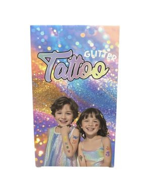 Tatuaże Brokatowe Zestaw DIY ZMYWALNE DLA DZIECI DOROSŁYCH MODNE KREATYWNE 5229864