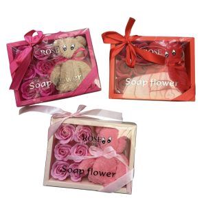 FLOWER BOX MIŚ Z RÓŻAMI MYDLANYMI FLOWERBOX KWIATY MYDLANE Z MISIEM PREZENT 6305389