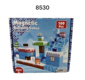 Klocki magnetyczne 100 elementów. 2495918