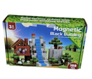 108EL MAGNETYCZNE KLOCKI KONSTRUKCYJNE ZESTAW 2495922