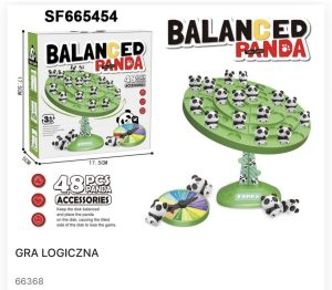 GRA BALANSUJĄCE PANDY ZABAWA RODZINNA DRZEWKO PANDA PREZENT DLA DZIECKA 4940998