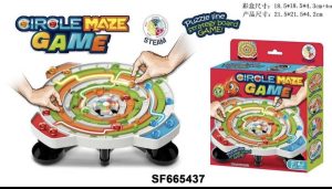 Kulki W Labiryncie Gra Planszowa Kołowy Labirynt Circle Maze Game Z Kulką 4941012