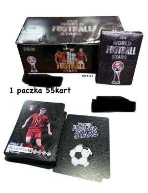 CZARNY Karty Kolekcjonerskie 55 sztuk World Cup 2026 4685281