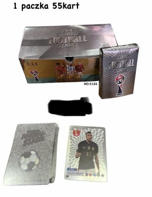 SREBRNY Karty Kolekcjonerskie 55 sztuk World Cup 2026 4685283