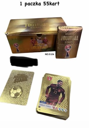 Złote Karty Kolekcjonerskie 55 sztuk World Cup 2026 4685286