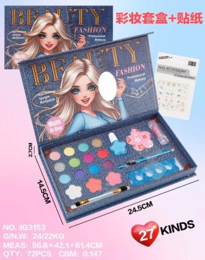 ZESTAW KOSMETYKÓW DLA DZIEWCZYNKI DO MAKIJAŻU PAZNOKCI STITCH MALOWIDŁA 3828243