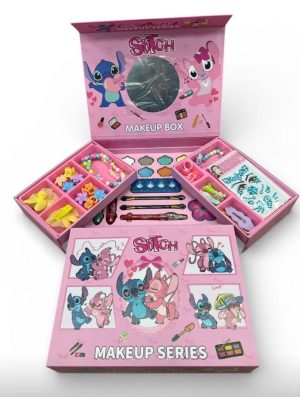 ZESTAW KOSMETYKÓW DLA DZIEWCZYNKI DO MAKIJAŻU PAZNOKCI STITCH MALOWIDŁA 3828244