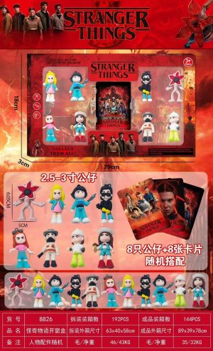 ZESTAW FIGURKI + KARTY STRANGER THINGS Demogorgon 6224716