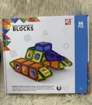 Klocki magnetyczne click4toys zestaw 86 elementów 5671417