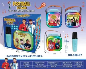 Mini Zestaw Do Karaoke 2szt Mikrofony + Głośnik Bezprzewodowy z Bluetooth 1574419