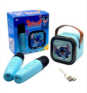 Mini Zestaw Do Karaoke 2szt Mikrofony + Głośnik Bezprzewodowy z Bluetooth 1574421