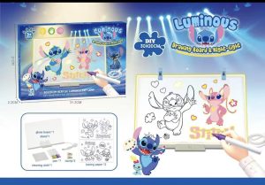 PODŚWIETLANA TABLICA LED DO RYSOWANIA 3D LILO STITCH TABLET STICH 3099045