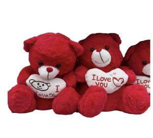 Miś pluszowy z serduszkiem I love you 30 cm 4192319