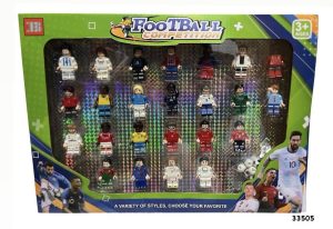 Zestaw 24 szt figurki Piłkarska Akademia Piłkarzyki Mecz Figurki Dla Dzieci Piłka Rozgrywki 4699358