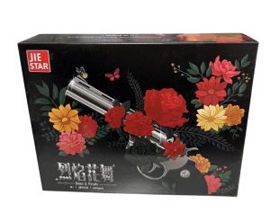 Klocki w kształcie rewolweru w stylu Western z roża 7923929