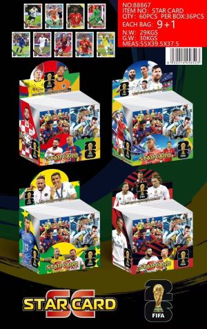 Karty Piłkarskie Mega Box 360 Kart Z Piłkarzami Kolekcjonerskie 8152724