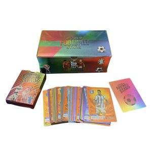 TĘCZOWE Karty Kolekcjonerskie 55 sztuk World Cup FOOTBALL STARS 9653539