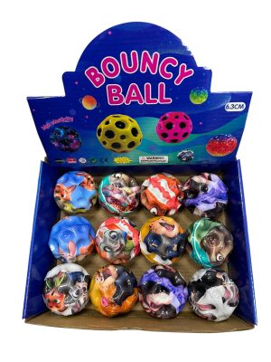 PIŁKA GALAKTYCZNA skacząca METEOR kosmiczna PIŁECZKA 4703355