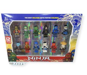 Zestaw 12 Figurek Klocki Ninja Minifigurki Figurki 4703370