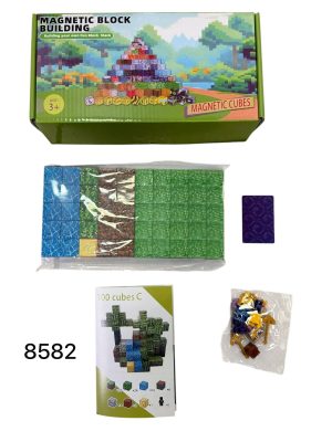 Klocki magnetyczne 100EL + 1FIGURKI 6501036