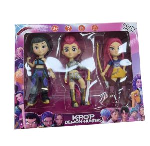 Zestaw figurek KPOP Demon Hunters 3 szt 6501052