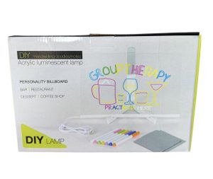 Duża Świecąca TABLICA AKRYLOWA do Rysowania LED 30 x20cm 5090504