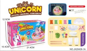 ZESTAW EDUKACYJNY JEDNOROŻEC MAGICZNE KRYSZTAŁY AKWARIUM LED EKSPERYMENTY 3361254