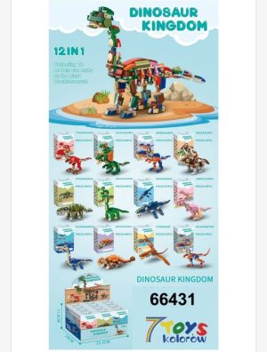 Zabawki Klocki Dinosaur Kingdom 9746239