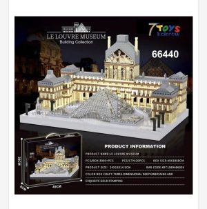 Zabawki Klocki Le Louvre Museum Building 3000+PCS 9746243
