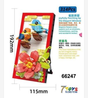 Zabawki Klocki Kwiaty 9746246