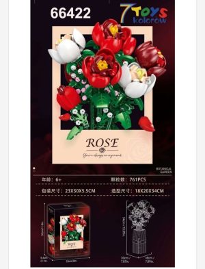 Zabawki Klocki Kwiaty 761PCS 9746250