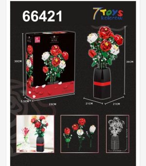 Zabawki Klocki Kwiaty 818PCS 9746251