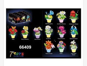 Zabawki Klocki Kwiaty 9746259