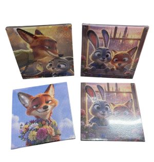 Half diamentowy ZOOTOPIA 20X20CM 9894081