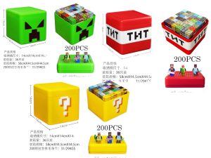 MAGNETYCZNY ZESTAW KLOCKÓW JAK MINECRAFT 200 KLOCKÓW 3374649