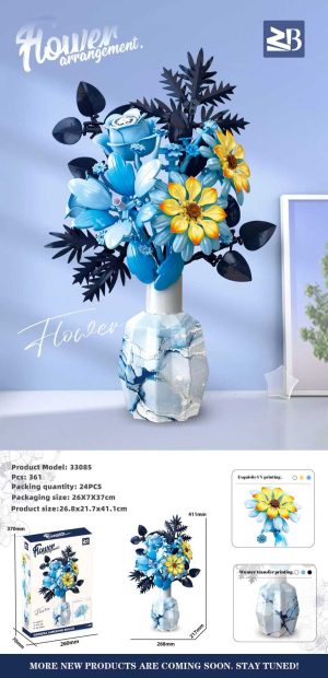 KLOCKI KWIATY FLOWERS 3374653