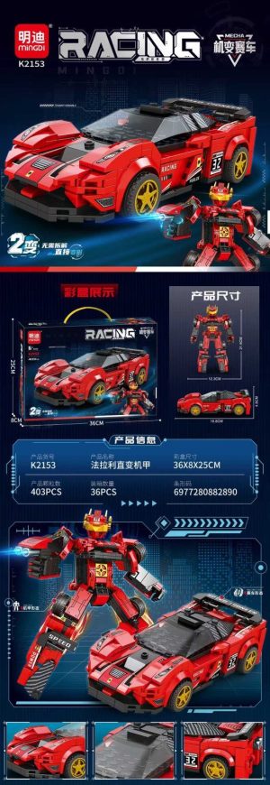 KLOCKI RACING TRANSFORMERS 3374656