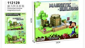 KLOCKI MAGNETYCZNE 198PCS MINECRAFT 1284875