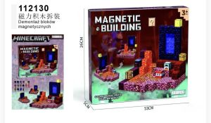 KLOCKI MAGNETYCZNE 133PCS MINECRAFT 1284876