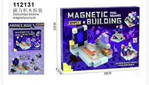 KLOCKI MAGNETYCZNE 104PCS MINECRAFT 1284877