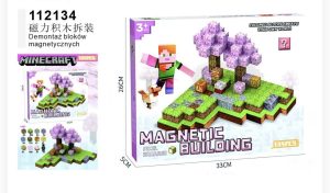 KLOCKI MAGNETYCZNE 134PCS MINECRAFT 1284880
