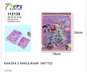 KSIAZKA Z NAKLEJKAMI 1284889