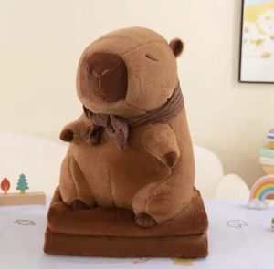 KAPIBARA UROCZA MASKOTKA 3w1 - KOCYK + PODUSZKA 40cm 6045843