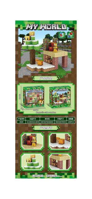 KLOCKI MAGNETYCZNE 109EL MINECRAFT 4676457