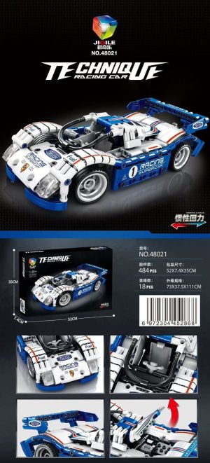 KLOCKI SPORTOWY SAMOCHÓD DLA DZIECI 6139050