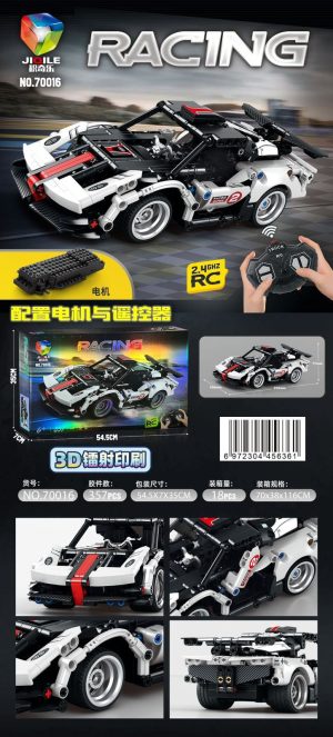 KLOCKI SPORTOWY SAMOCHÓD DLA DZIECI ZDALNIE STEROWANY PILOTEM 6139052