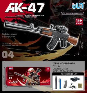 Pistolet Karabin Duży Elektryczny Na Kulki Żelowe 6139083