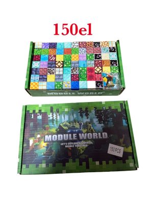 150EL KLOCKI MAGNETYCZNE BLOKI MINECRAFT 8064847
